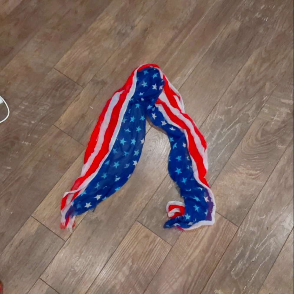 American flag scarf